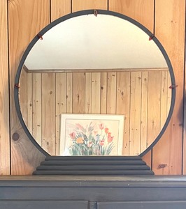 lot 224 image: Vintage Dresser with Circular Mirror