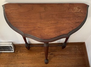 lot 235 image: Vintage Wooden Accent Table