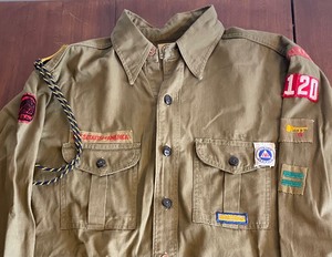 lot 231 image: Vintage Cub Scout and Boy Scout Embellished Shirts and Bandana