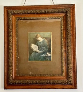 lot 78 image: Gorgeous Vintage Frame with a Vintage Print