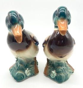 lot 111 image: Pair of Royal Windsor Ceramic Mallard Figurines