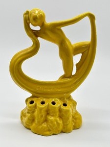 lot 13 image: Vintage Art Nouveau Scarf Dancer Floral Frog