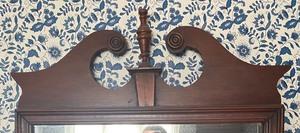 lot 245 image: Vintage Wood Framed Mirror