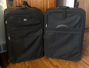 lot 241 image: Atlantic and American Tourister Rolling Luggage