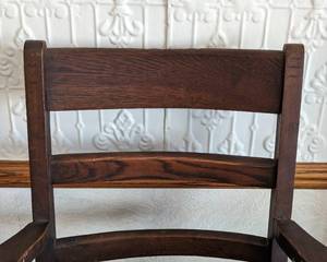 lot 135 image: Vintage Wood Billiards Chair