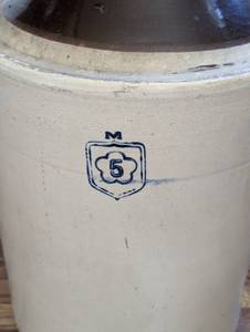 lot 137 image: McCoy 5 Gallon Stoneware Jug