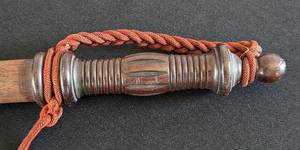 lot 149 image: Vintage Wood Police Baton  Billy Club