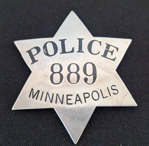 lot 158 image: Vintage Minneapolis Star Police Pins