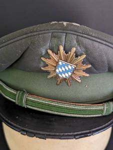 lot 169 image: Vintage German Motorcycle Police Hat