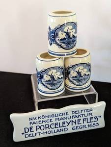 lot 179 image: Assorted Delft Collectibles