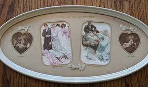 lot 189 image: Pair of Framed Victorian Postcards