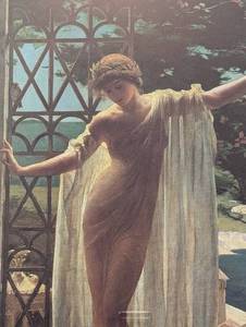 lot 191 image: Framed John Weguelin Lesbia Poster