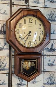 lot 364 image: Verichron Regulator Wall Clock
