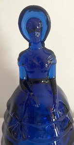 lot 393 image: Summit Glass Cobalt Blue Melanie Southern Belle Figurine