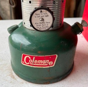 lot 463 image: Two Used Coleman Lanterns with One Having a Case