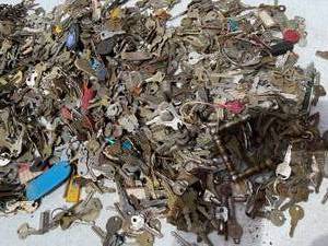 lot 486 image: Huge Lot of Old Keys
