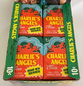 lot 441 image: Vintage Charlies Angels Trading Card Packets in Original Box