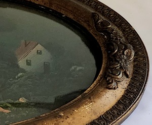 lot 531 image: Vintage Framed Lake Scene