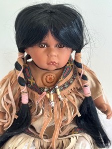 lot 496A image: Vintage Native American Doll