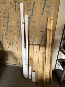lot 62 image: Assorted Wood and Baseboard Materials