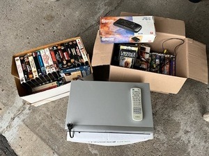 lot 75 image: Vintage VCR and VHS Tape Collection
