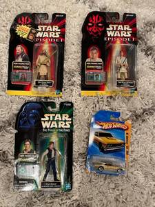 lot 42 image: Vintage Star Wars Action Figures and Hot Wheels Lot