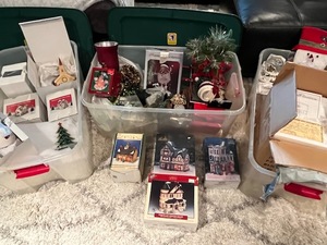 lot 56 image: Huge Lot of Holiday Christmas Decor featuring Thomas Pacconi Classics