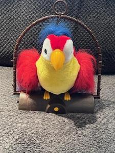 lot 59 image: Battery Operated Parrot with Perch