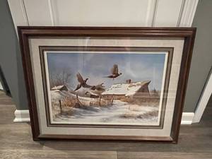 lot 128 image: Vintage Richard Plasschaert Signed Art Print (277580)