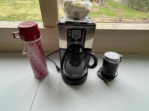 lot 255 image: Mr. Coffee, Krups Coffee Grinder, and Vintage Thermos