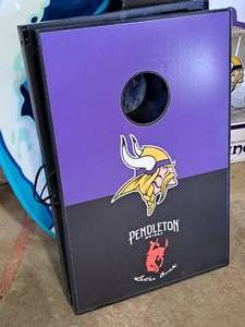 lot 769 image: Pendelton Whiskey - Minnesota Vikings Cornhole Game