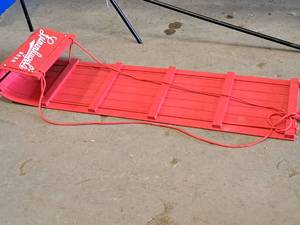 lot 789 image: Leinenkugels Beer Snow Toboggan theme Display