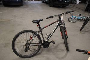 lot 808 image: Schwinn 22 Mens Trail Bike 18 Silver Frame