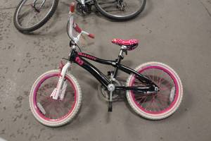 lot 834 image: Hello Kitty 14 Girls Single-speed BMX Bike 11 Black Frame