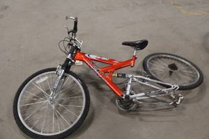 lot 832 image: Next 20 Girls Trail Bike 10 Red Frame