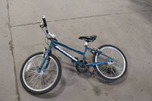 lot 835 image: Schwinn 16 Boys Trail Bike 11 Blue Frame