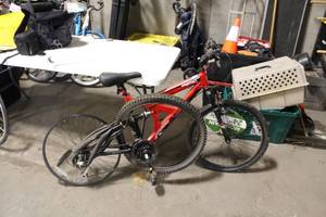 lot 841 image: Next 24 Mens Trail Bike 18 Red Frame