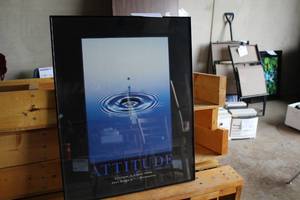 lot 870 image: Poster - Attitude , Framed