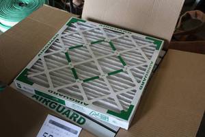 lot 553 image: Lot of (6) Airguard Home Air Filters 20x20x2
