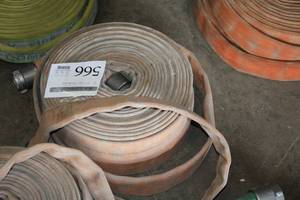 lot 566 image: Lot of (2) Fire Hoses
