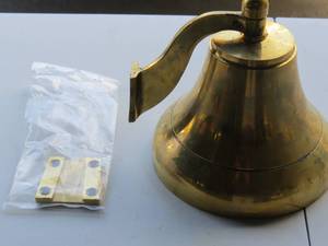 lot 19 image: Solid Brass Nautical Bell