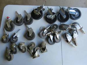 lot 29 image: Assorted Lot of Castor Wheels