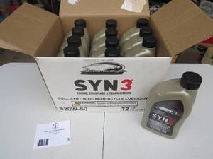 lot 3 image: 12 Quart lot - Harley Davidson Screamin Eagle SYN3 Full Synthetic - SAE 20W50