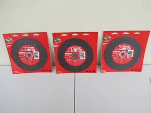 lot 36 image: 3 Piece Lot - Vermont American 7-714 Masonry Abrasive Blade