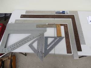 lot 40 image: Mixed Lot of Carpenter Squares