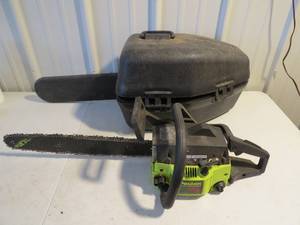 lot 75 image: Poulan  Chainsaw with Case