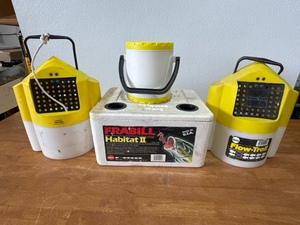 Minnow Buckets, Leech Locker, Worm Box