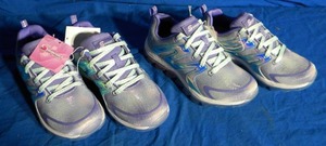 lot 138 image: Brand New with Tags Lot of 2 Pairs of S Sport by Skechers Toddler Shoes Size 2 and Size 3