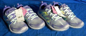 lot 199 image: New with Tags Lot of 2 Pair of S Sport by Skechers Toddler Shoes (Size 1 & Size 2)