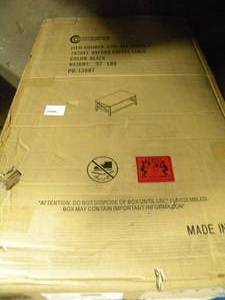 lot 844 image: New Convenience Concepts Oxford Coffee Table (Black) - MSRP $159.99